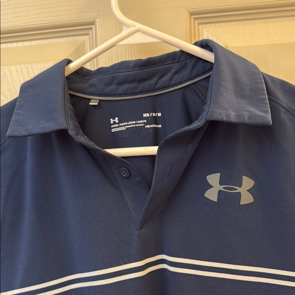 Under Armour Men's Blue Polo Shirt